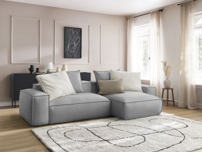 Canapé d'angle réversible ultra moelleux BOHEME cuir végan