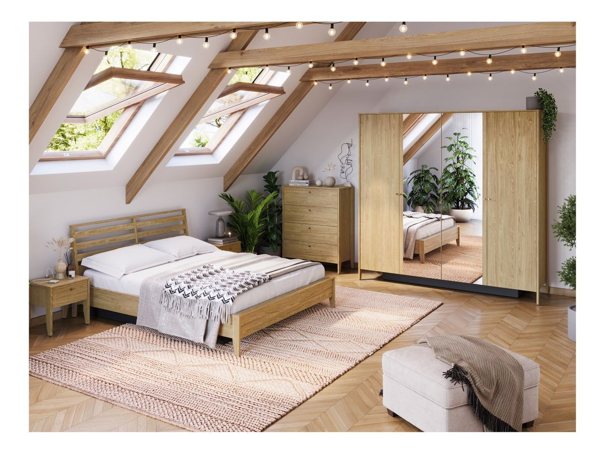 MADDY 220 cm 4-deurs kledingkast