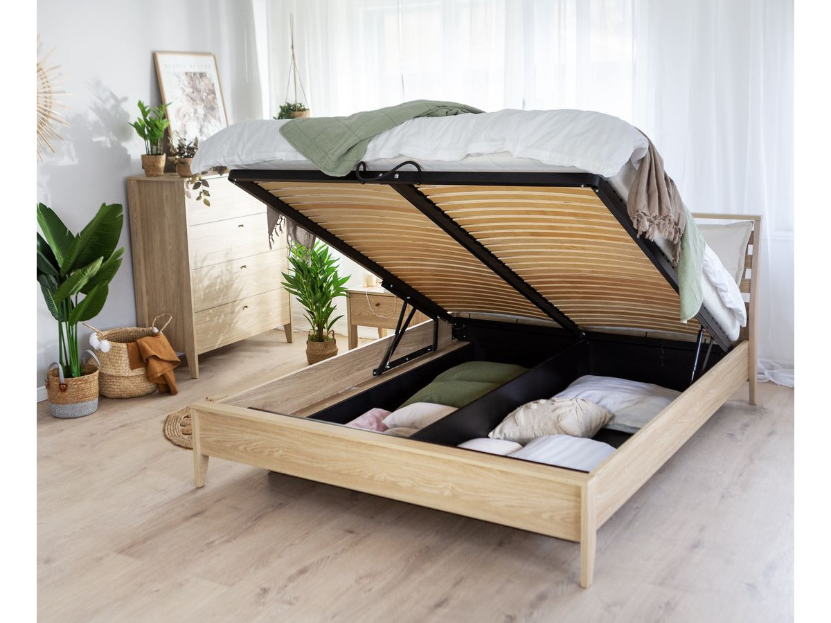 MADDY opbergbed + 2 nachtkastjes set