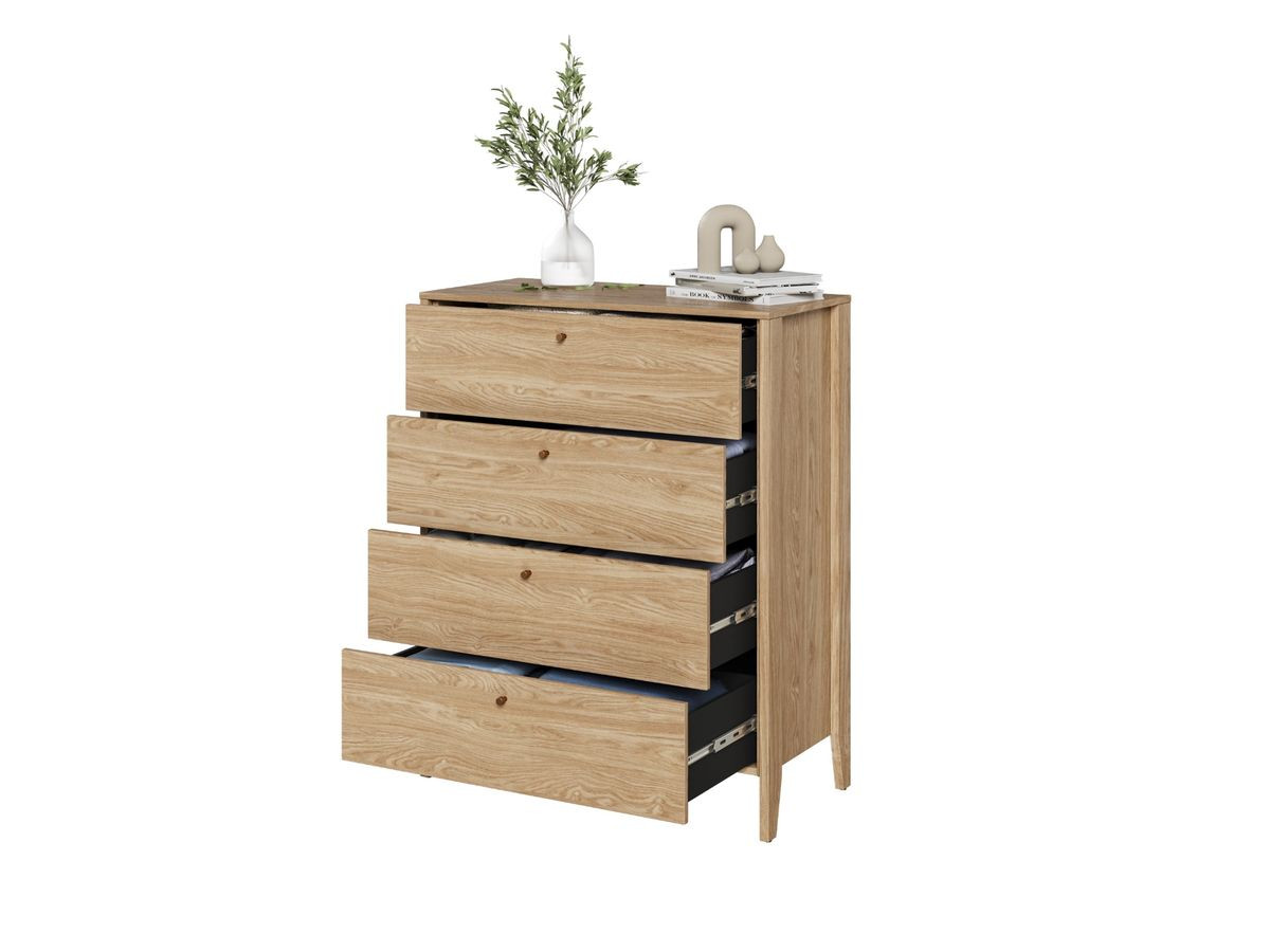 MADDY opbergbed + 2 nachtkastjes + ladekast + kledingkastset