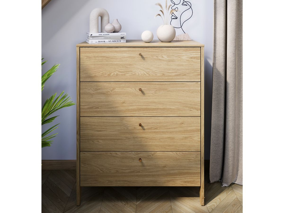 MADDY opbergbed + 2 nachtkastjes + ladekast + kledingkastset