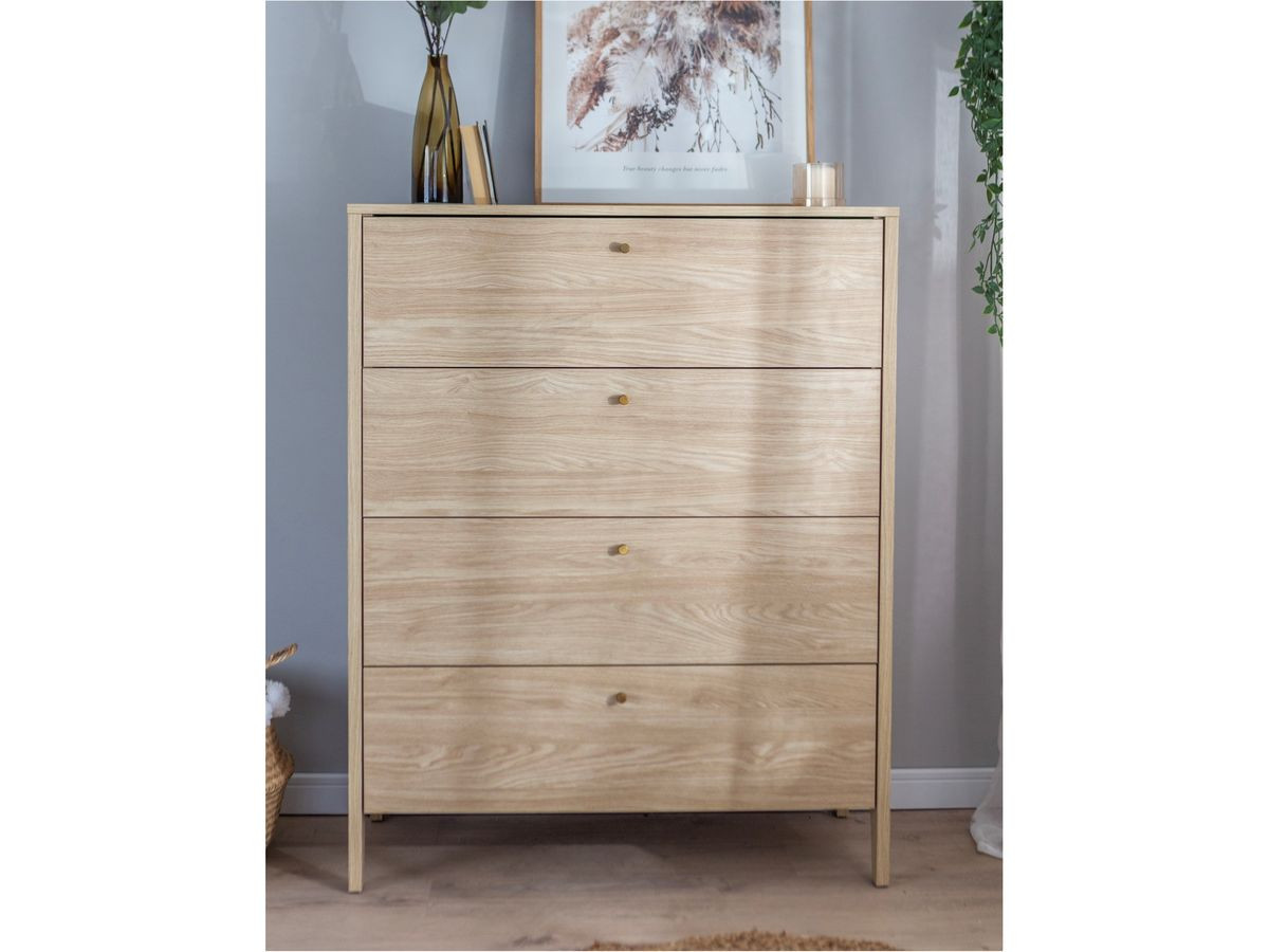 MADDY opbergbed + 2 nachtkastjes + ladekast + kledingkastset