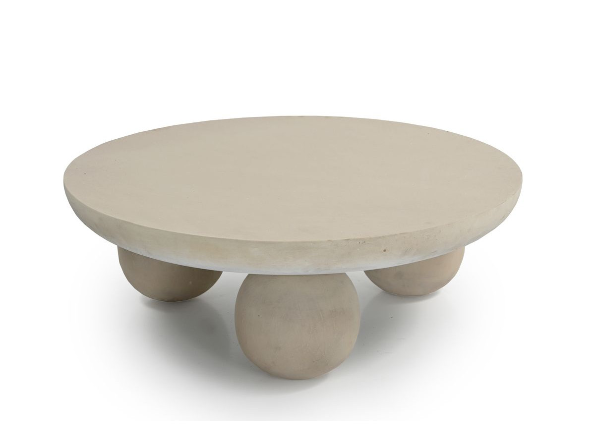 Table basse D.90 cm ALINE pieds ronds
