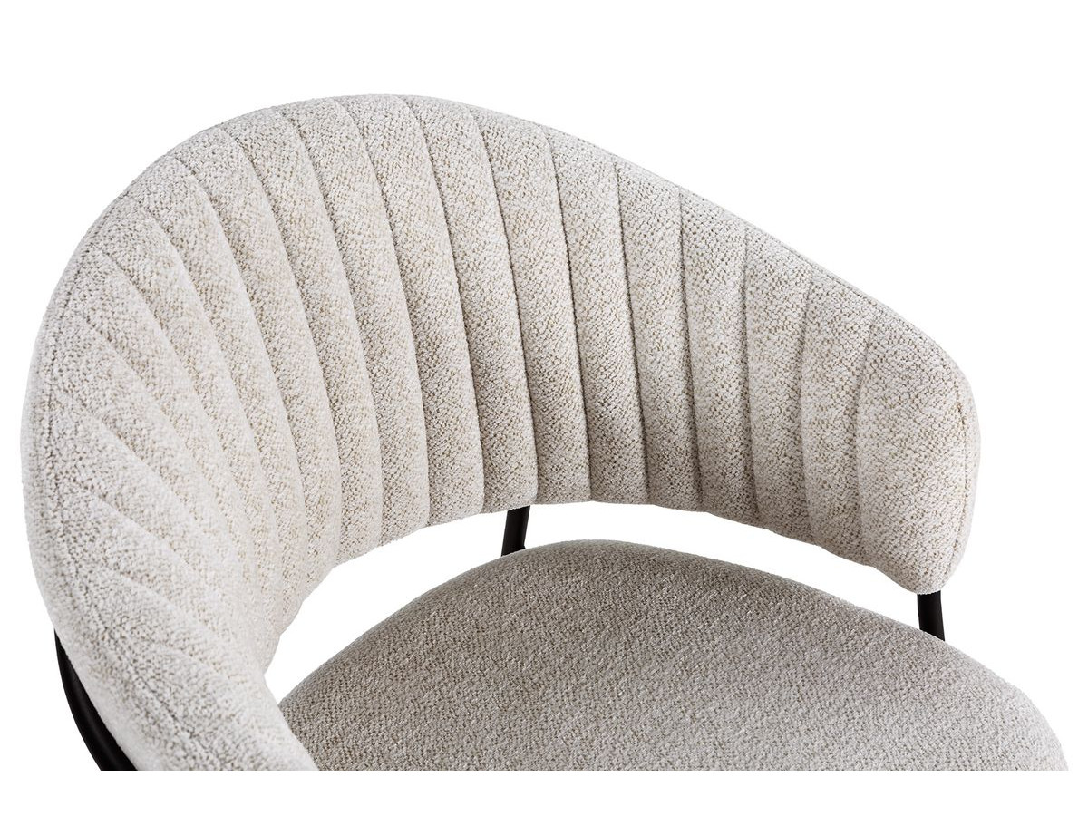 Set van 2 LOU stoelen in structuurstof