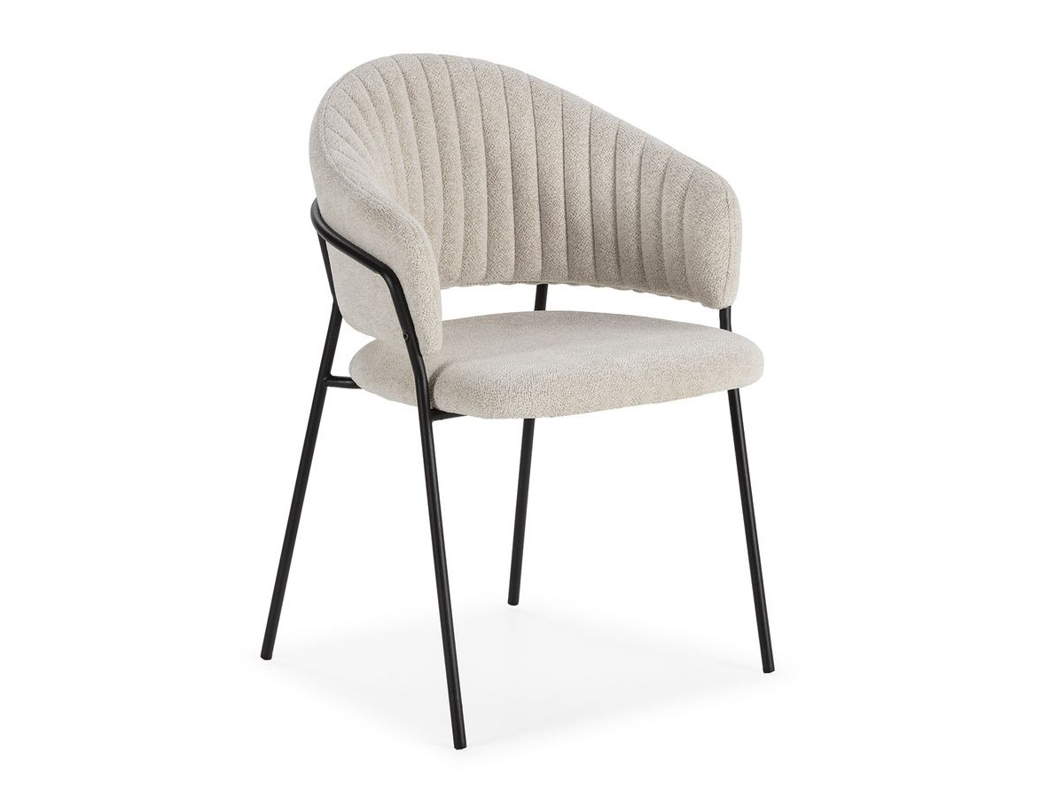 Set van 2 LOU stoelen in structuurstof