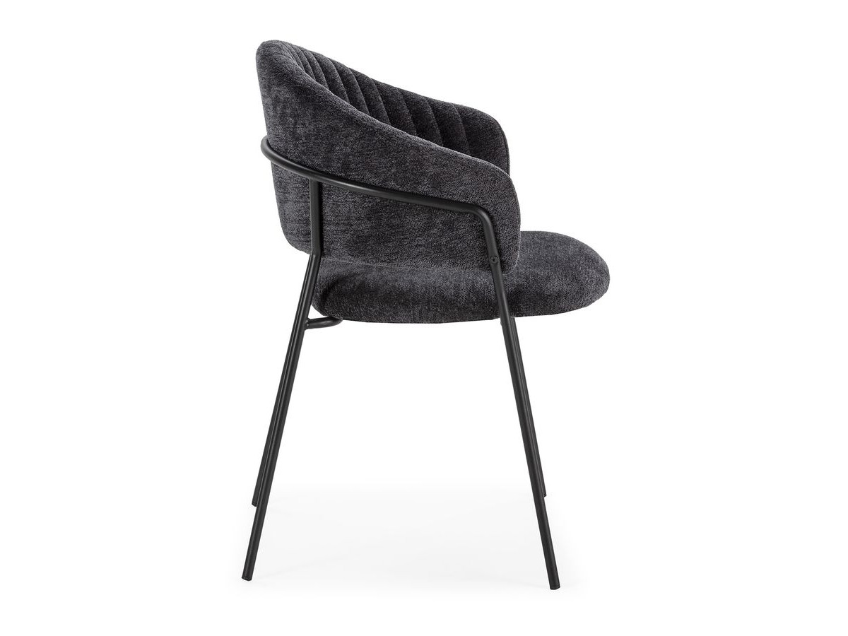 Lot de 2 chaises LOU texturé gris foncé — vue 6