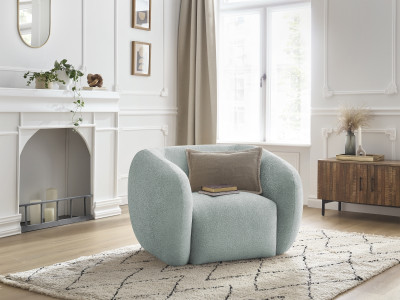 Fauteuil CELINE tissu texturé