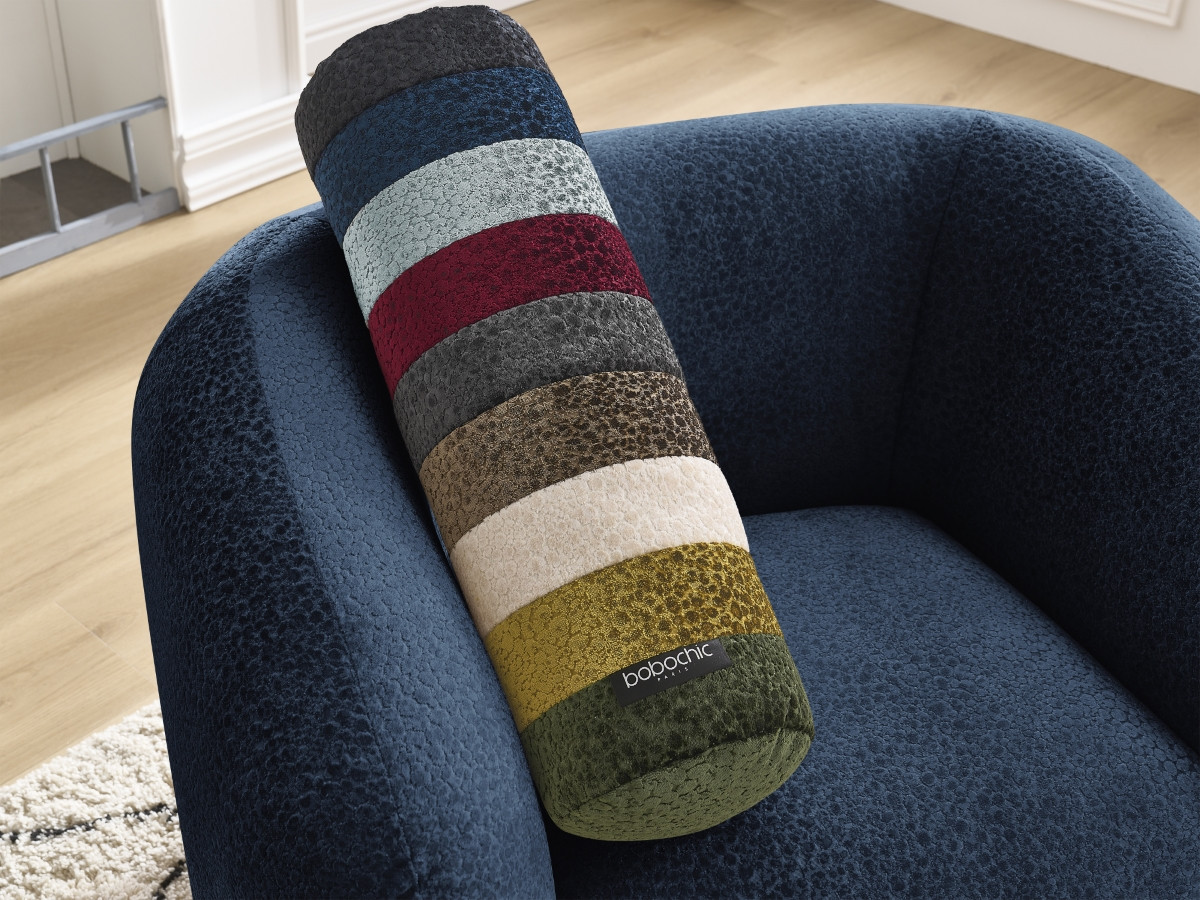 Fauteuil CELINE tissu texturé