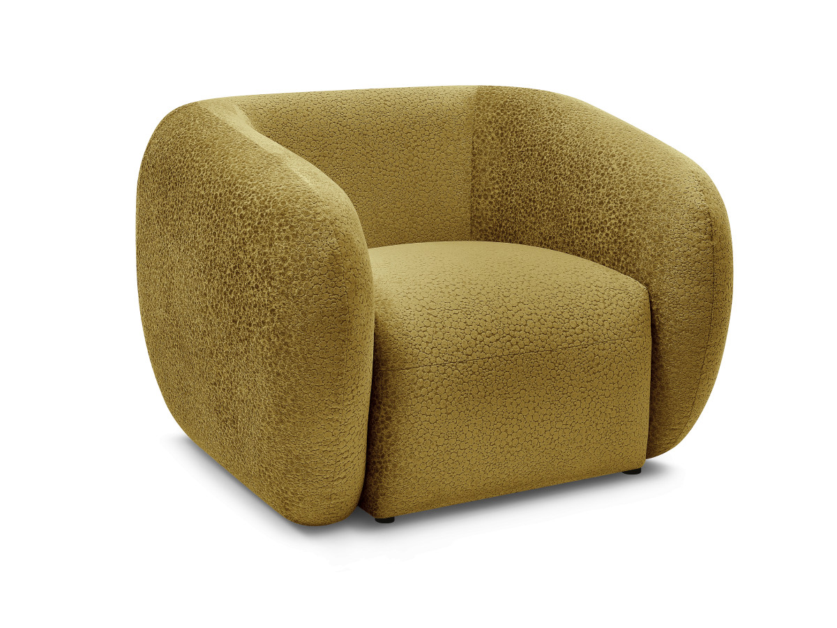 Fauteuil CELINE tissu texturé
