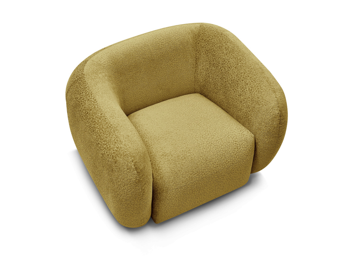 Fauteuil CELINE tissu texturé