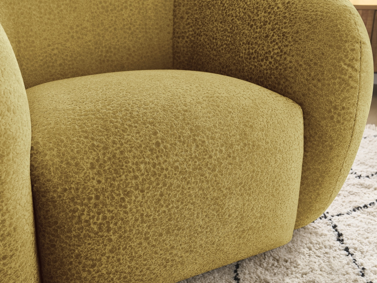 Fauteuil CELINE tissu texturé