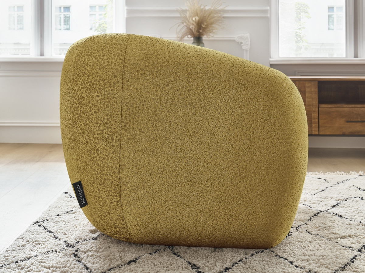 Fauteuil CELINE tissu texturé