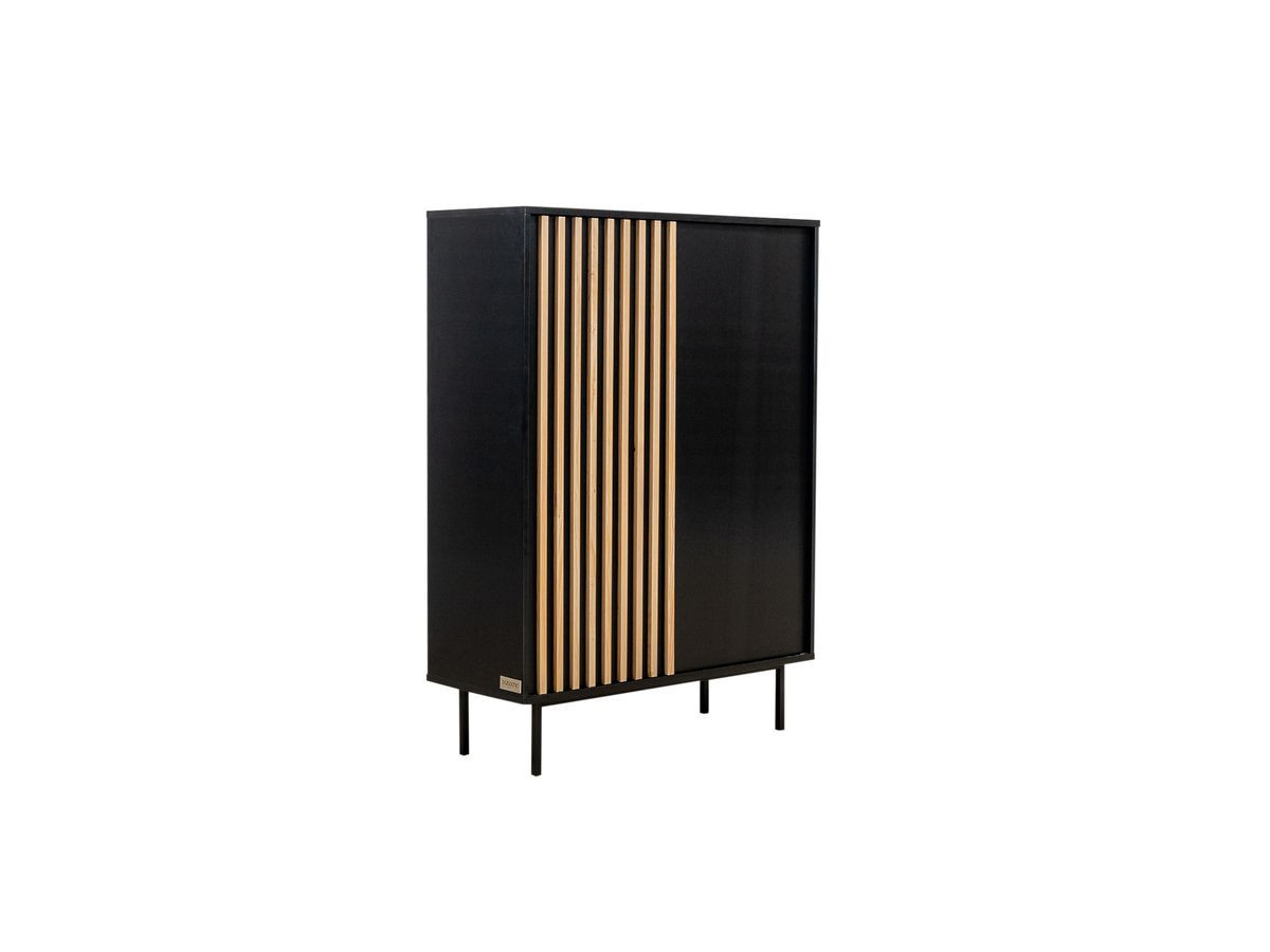 Ensemble CORNEILLE avec buffet 220 cm + meuble TV 220 cm + buffet haut 100 cm tasseaux pin massif