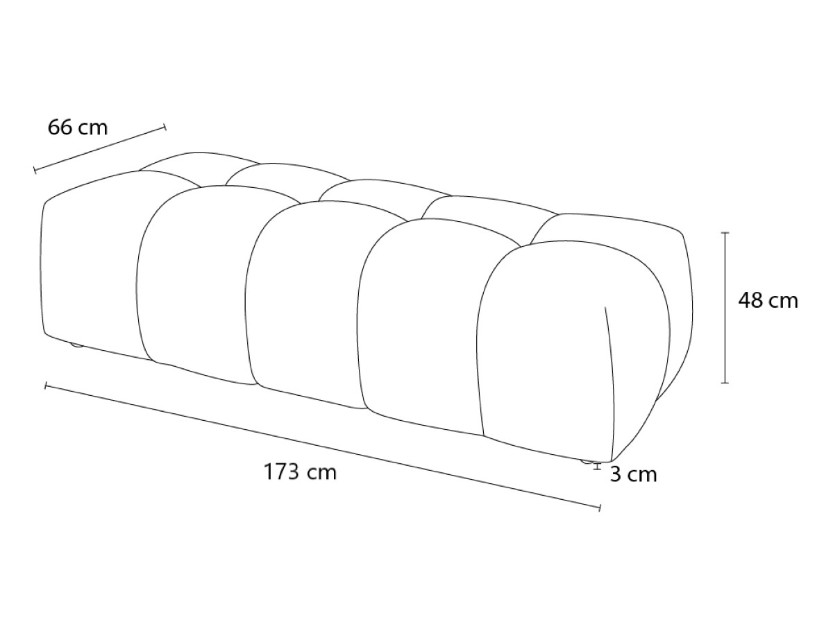 Canapé d'angle fixe EVEREST tissu chiné - Orange - Angle droit - 10 coussins