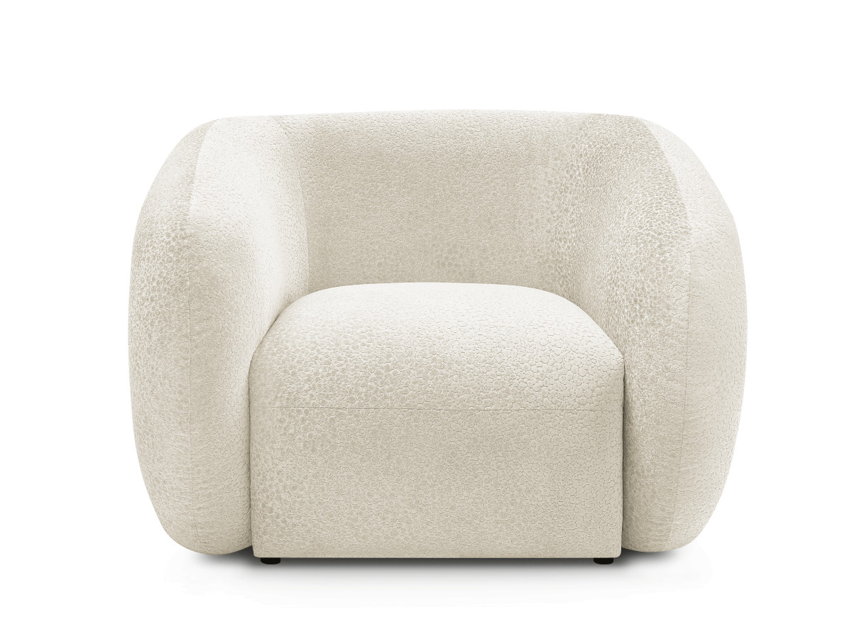 Fauteuil CELINE tissu texturé