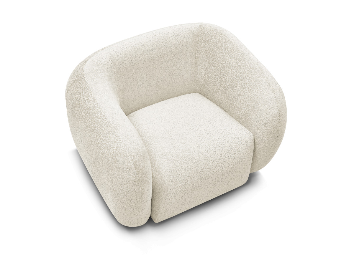Fauteuil CELINE tissu texturé