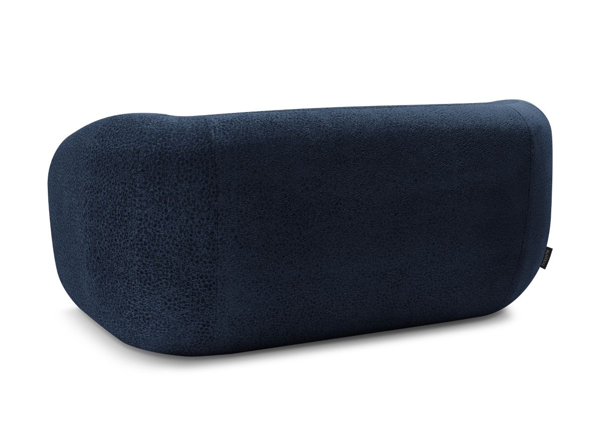 Canapé droit fixe 2 places CELINE tissu texturé