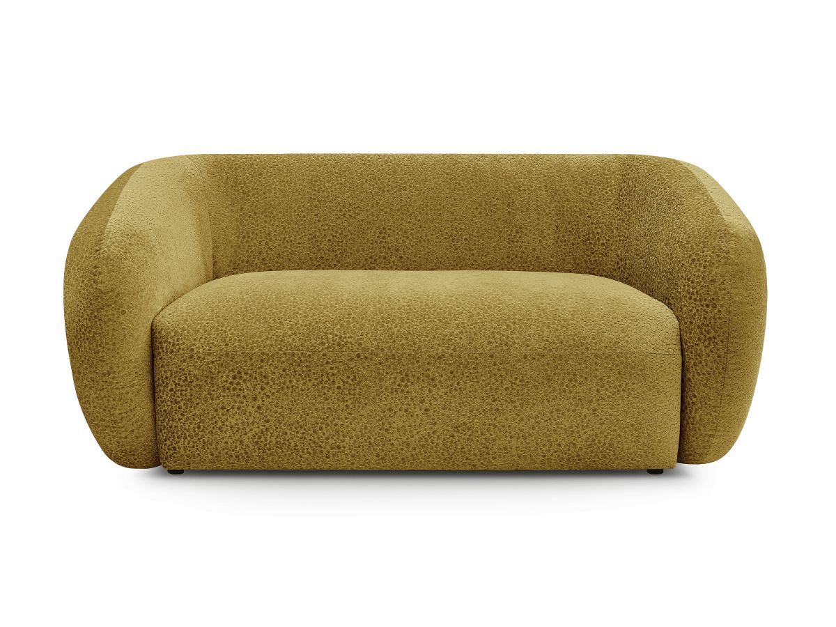 Canapé droit fixe 2 places CELINE tissu texturé