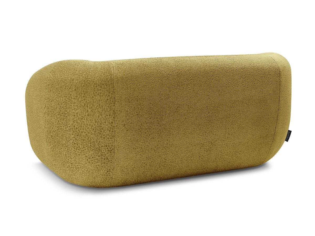 Canapé droit fixe 2 places CELINE tissu texturé