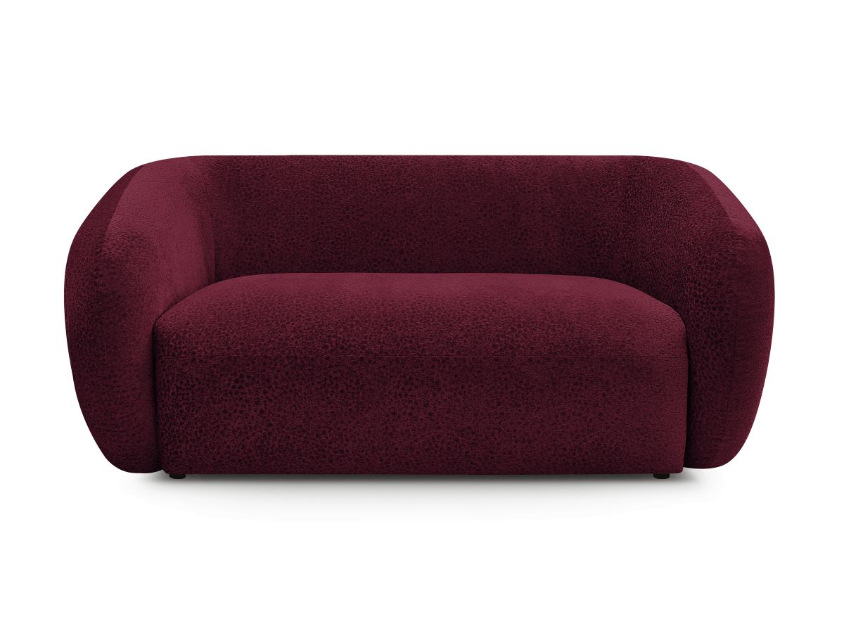 Canapé droit fixe 2 places CELINE tissu texturé