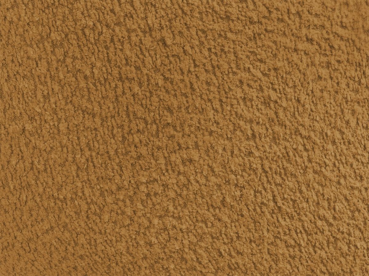 Canapé d'angle fixe EVEREST tissu chiné - Orange - Angle droit - 10 coussins
