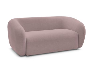 Canapé droit fixe 2 places CELINE tissu lisse
