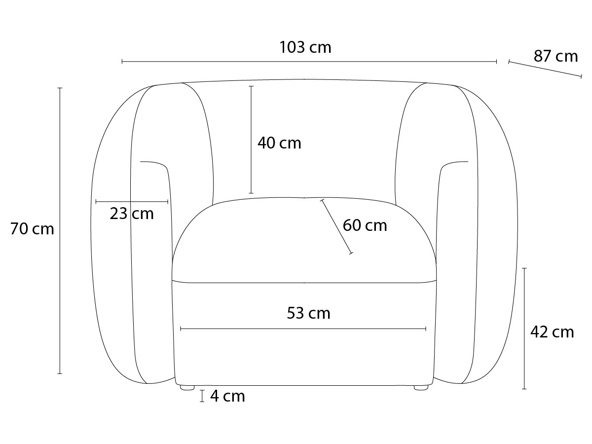 Canapé d'angle fixe EVEREST tissu chiné - Orange - Angle droit - 10 coussins
