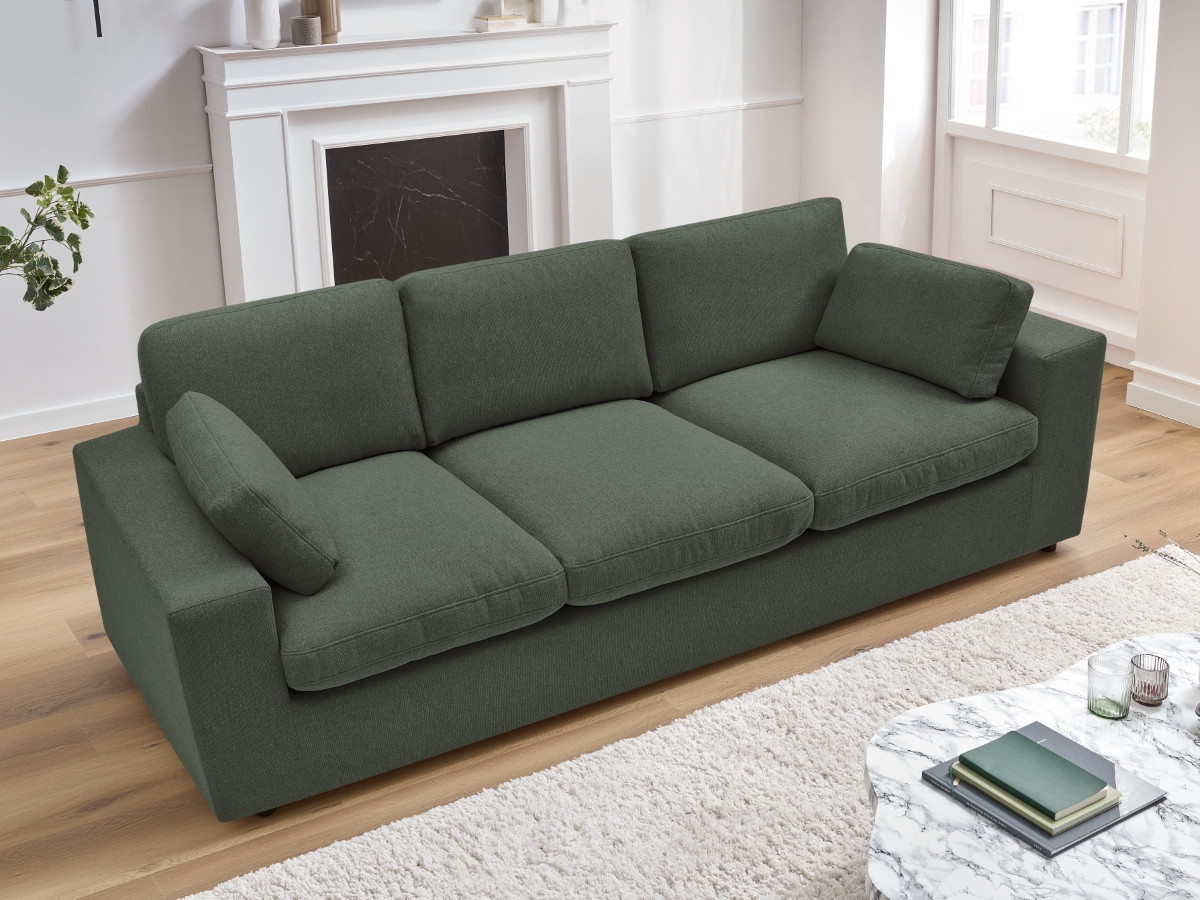 Canapé droit compact BELAIR vert — vue 6