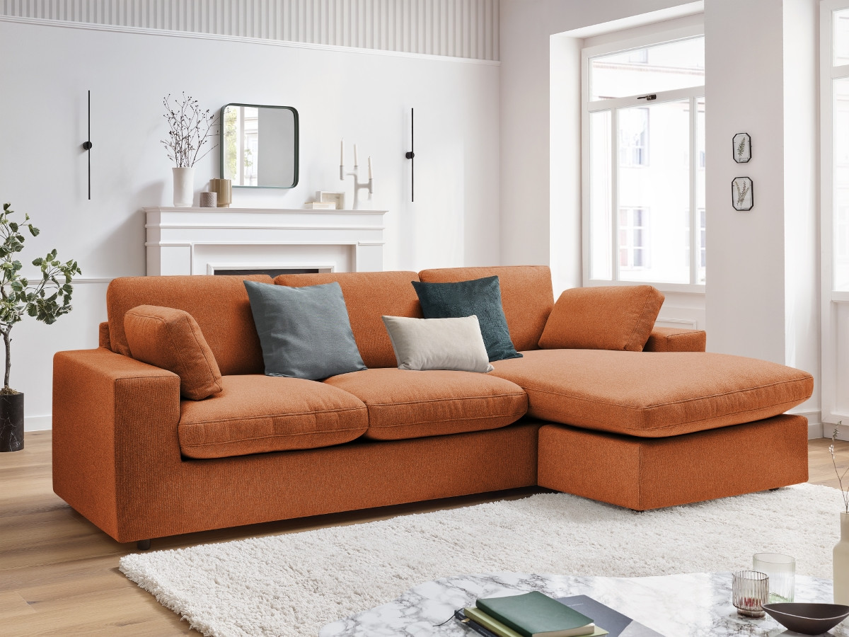Canapé d'angle réversible compact BELAIR