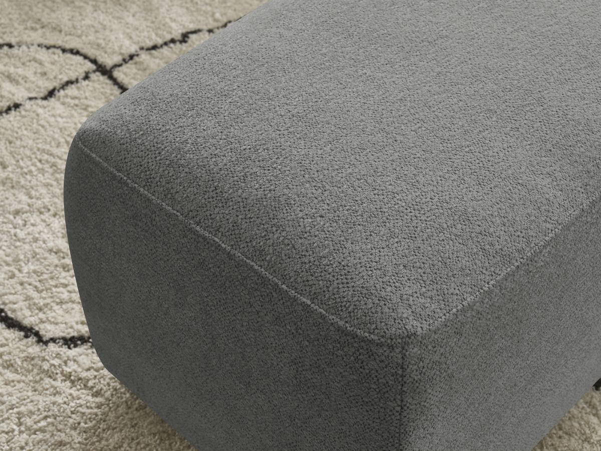 Pouf ATILLA tissu chiné