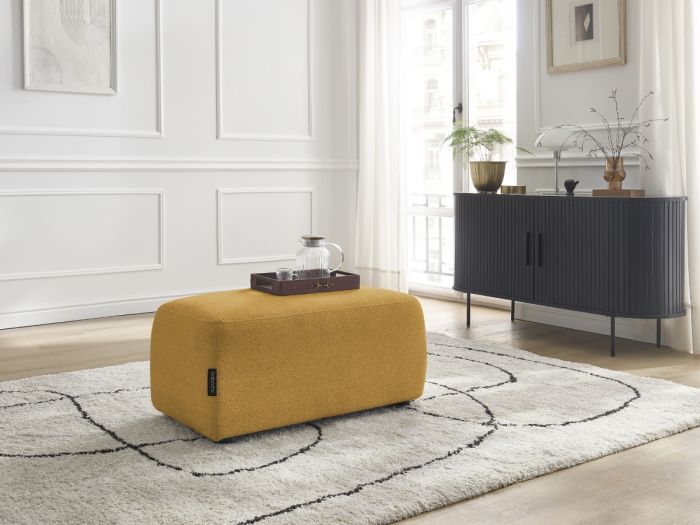 Pouf ATILLA tissu chiné