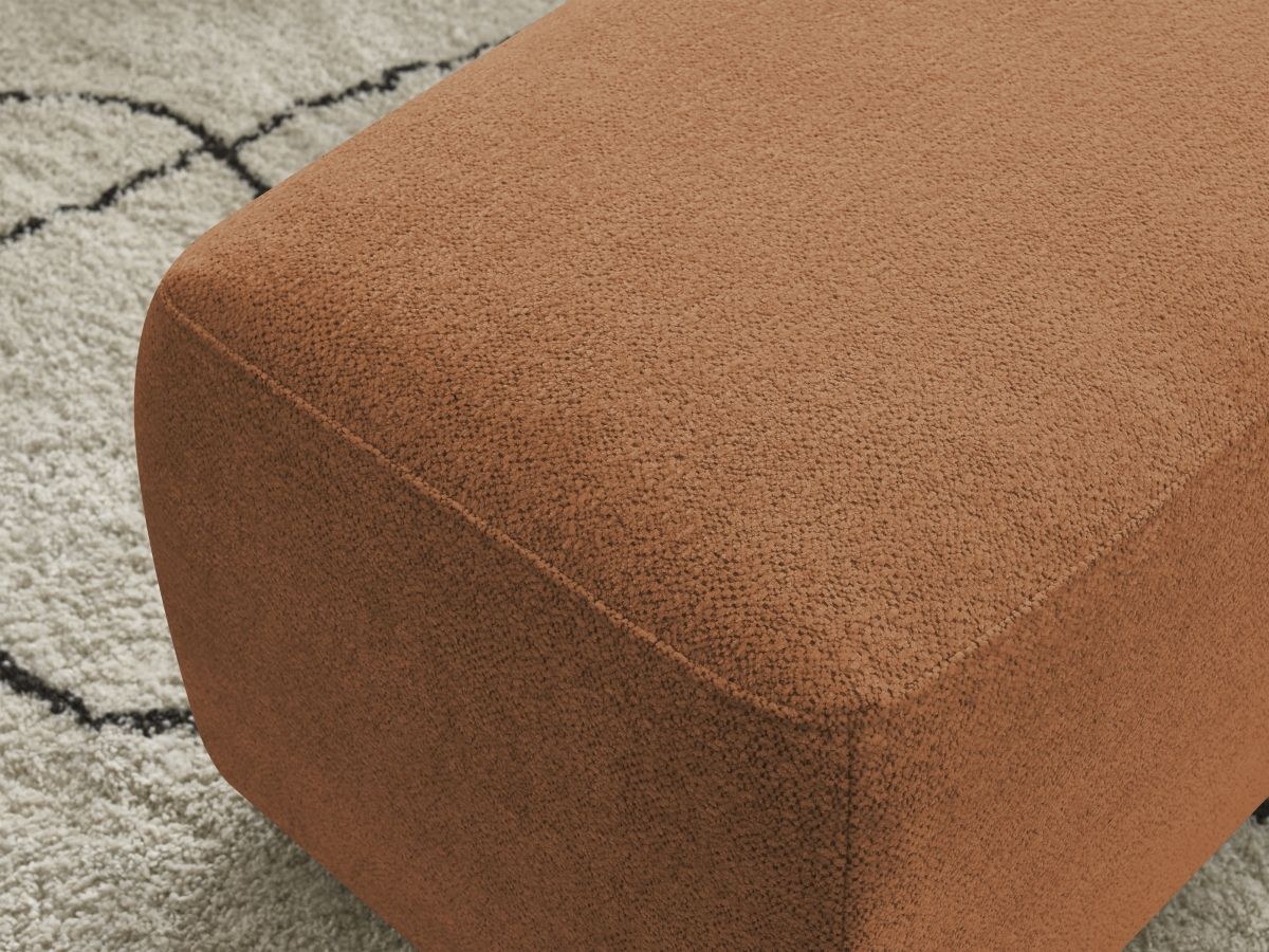 Pouf ATILLA tissu chiné