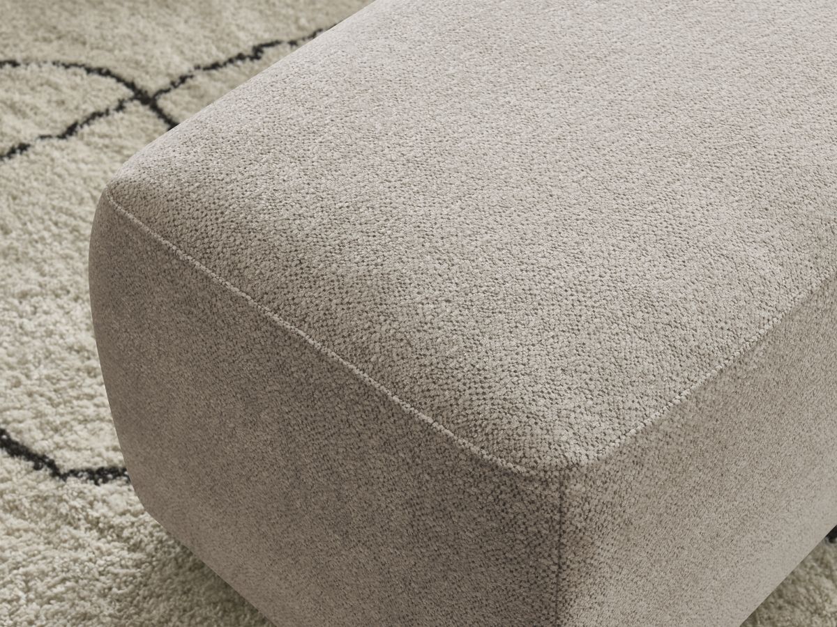 Pouf ATILLA tissu chiné