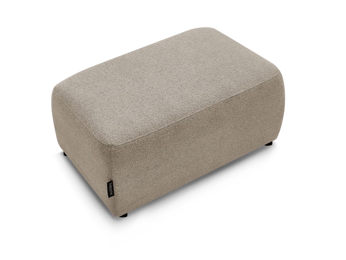 Pouf ATILLA tissu chiné
