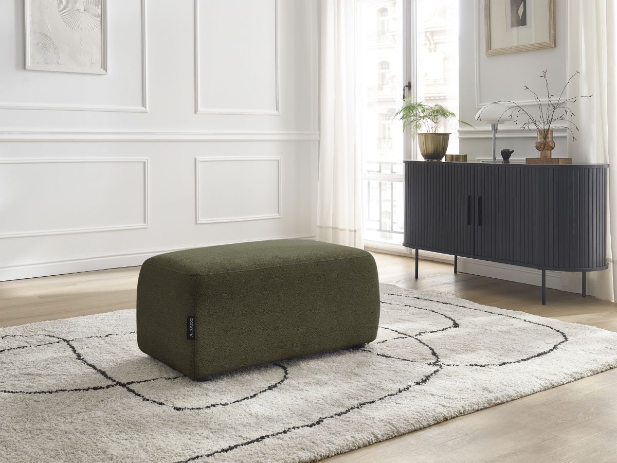 Pouf ATILLA chiné vert — vue 5