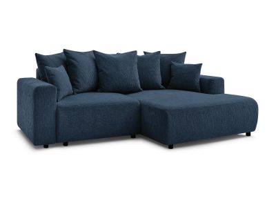 Canapé d'angle convertible coffre ATILLA tissu texturé