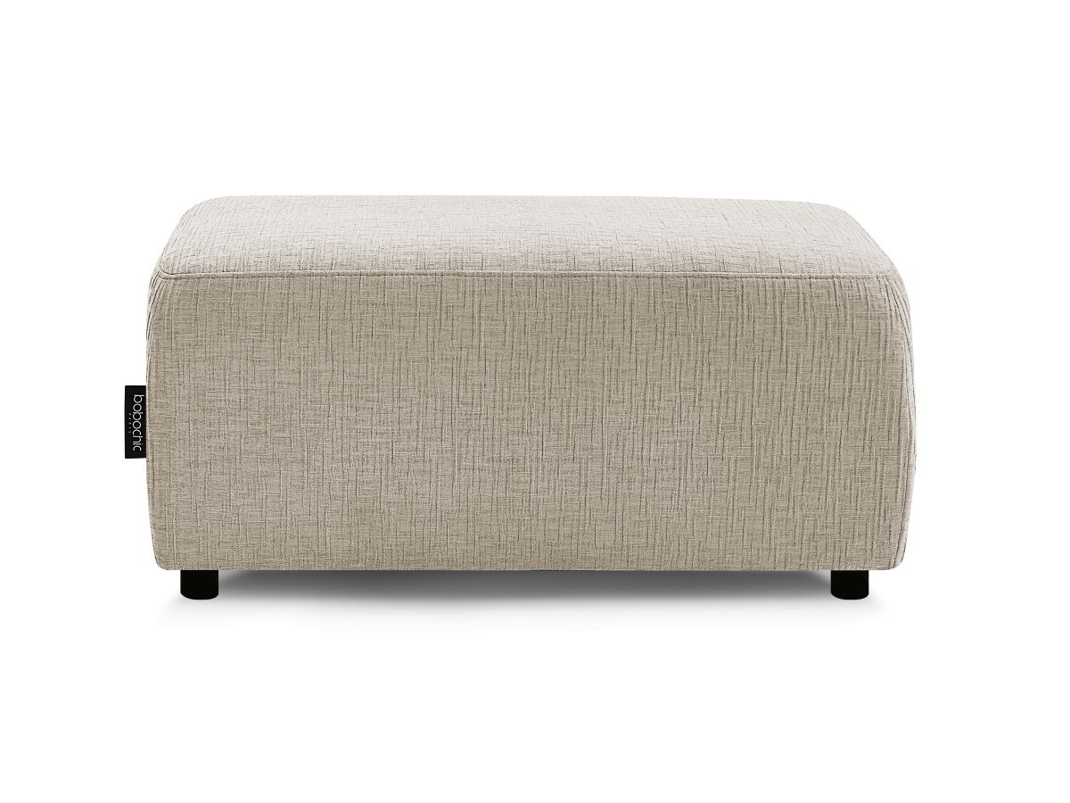 Pouf ATILLA tissu texturé