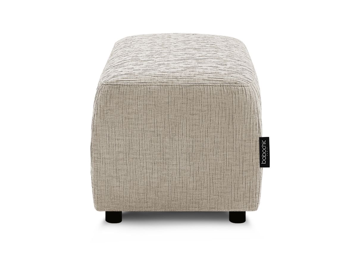 Pouf ATILLA tissu texturé