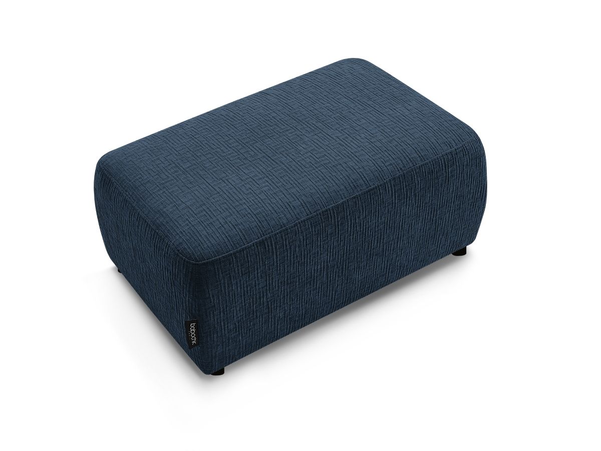 Pouf ATILLA tissu texturé