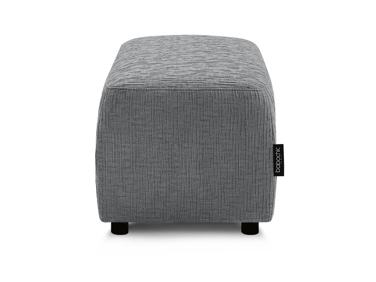 Pouf ATILLA tissu texturé