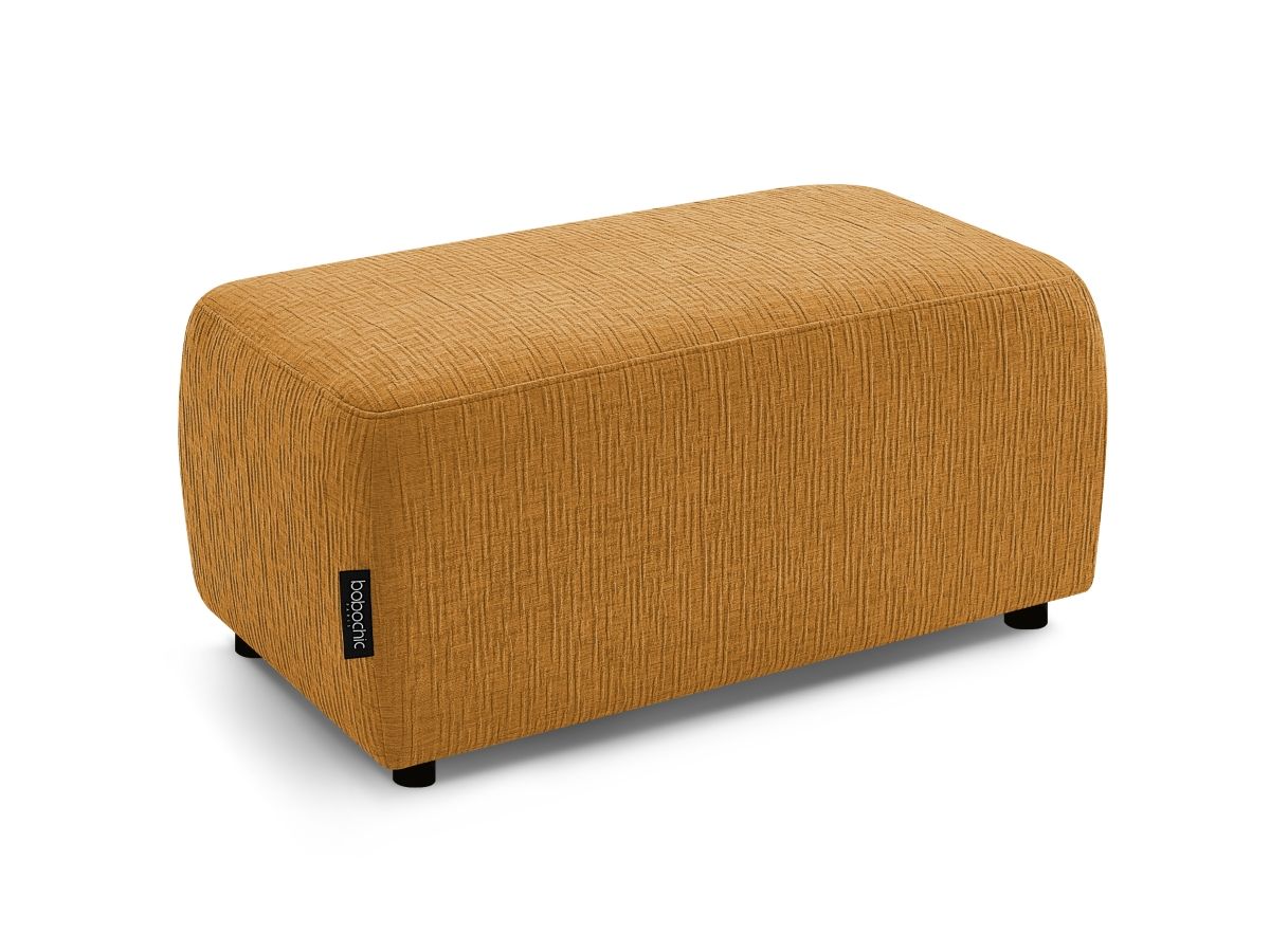 Pouf ATILLA tissu texturé