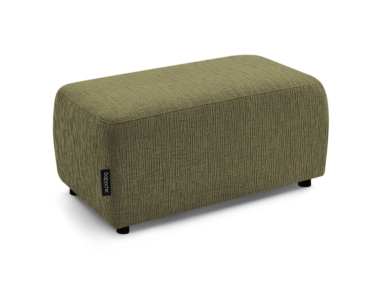 Pouf ATILLA tissu texturé