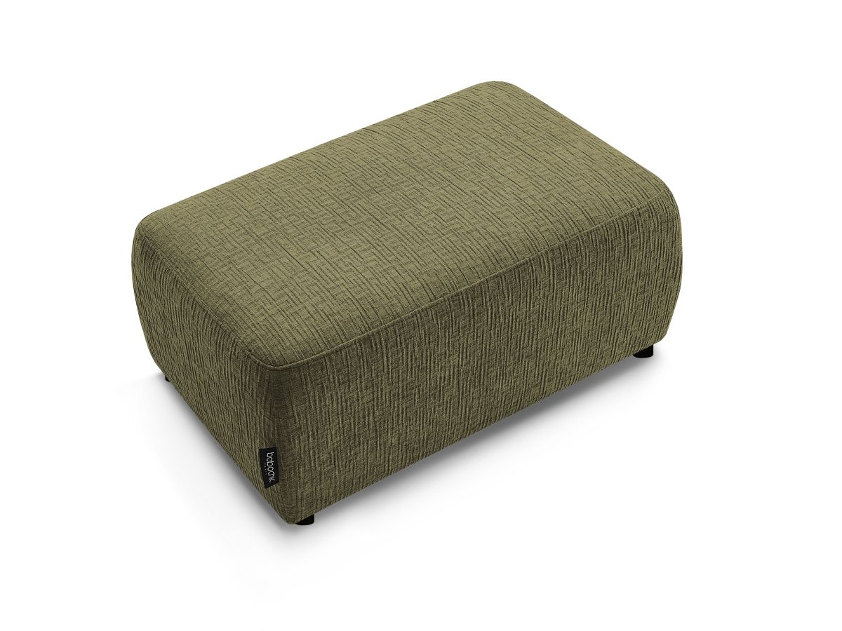 Pouf ATILLA tissu texturé