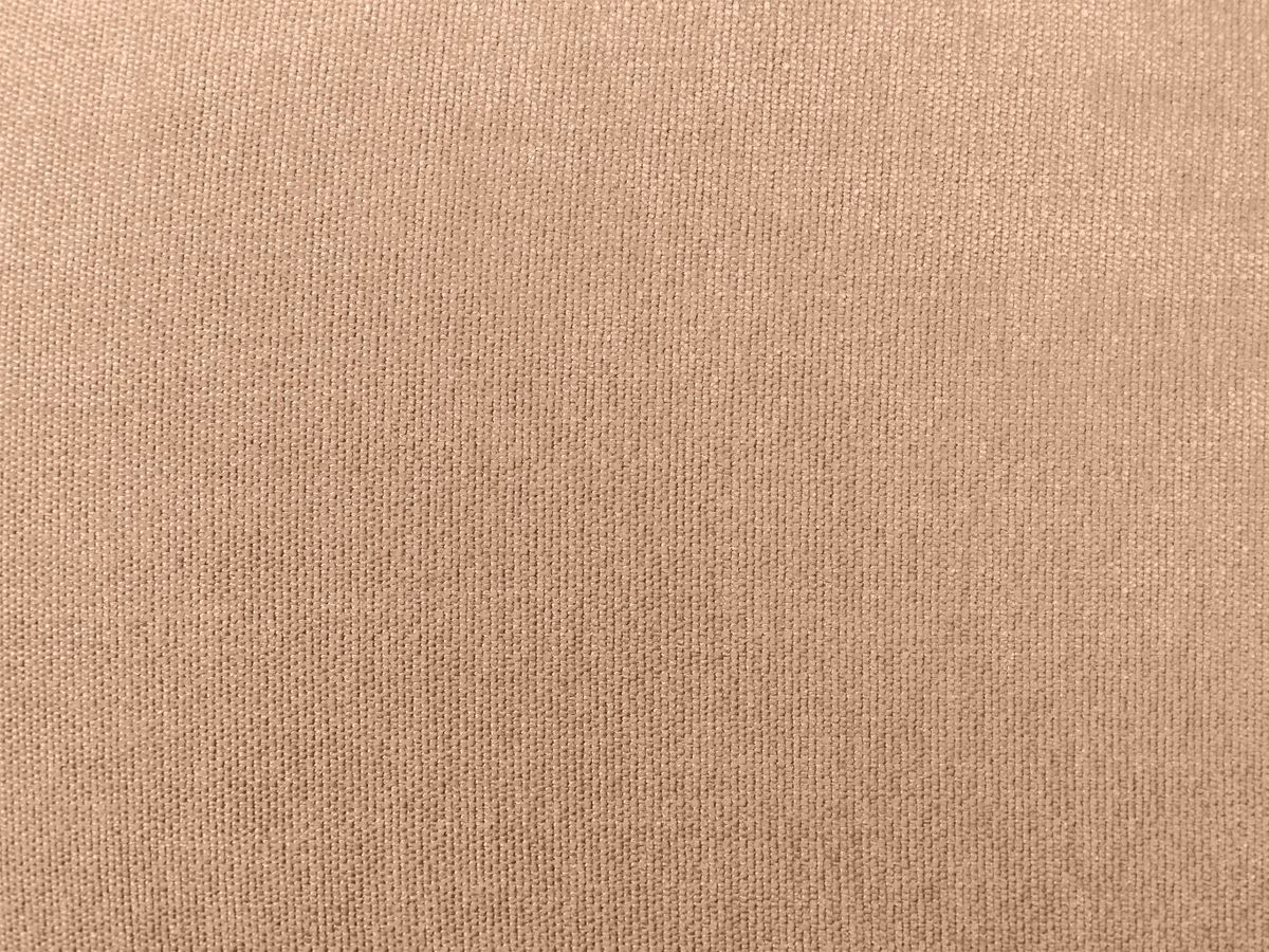 Lit KUMO tissu lisse lattes massives pieds en bois naturel