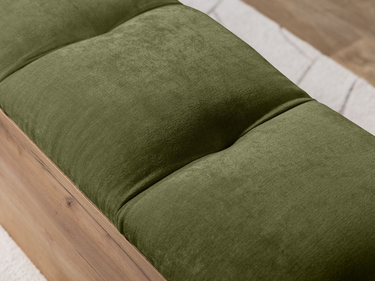 Bout de lit KUMO tissu lisse