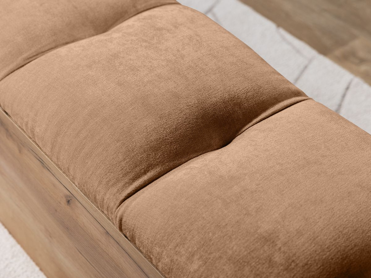 Bout de lit KUMO tissu lisse