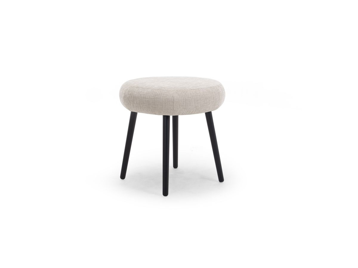 Set van 3 EDEN poefs van structuurstof
