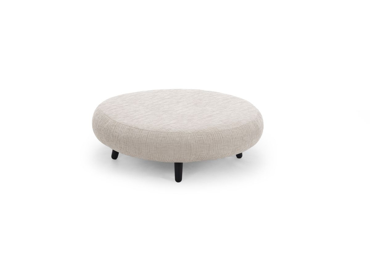 Lot de 3 poufs EDEN tissu texturé