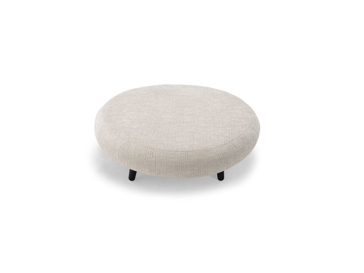 Lot de 3 poufs EDEN tissu texturé