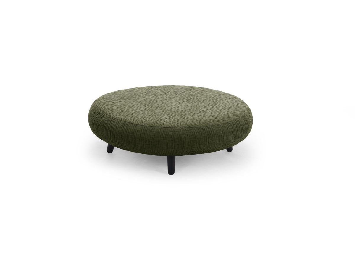 Lot de 3 poufs EDEN texturé vert — vue 6